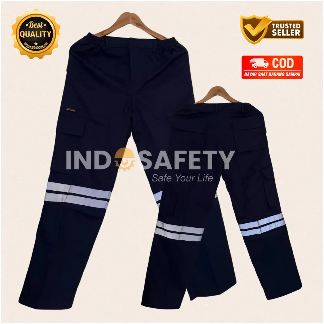 COD I WEARPACK CELANA  Kerja  SAFETY WARNA HITAM