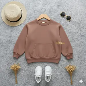 tokokania_CREWNECK UNIK FLEECE Anak Usia 1-6 Tahun Sweater Anak Unisex Gaya Korea Style