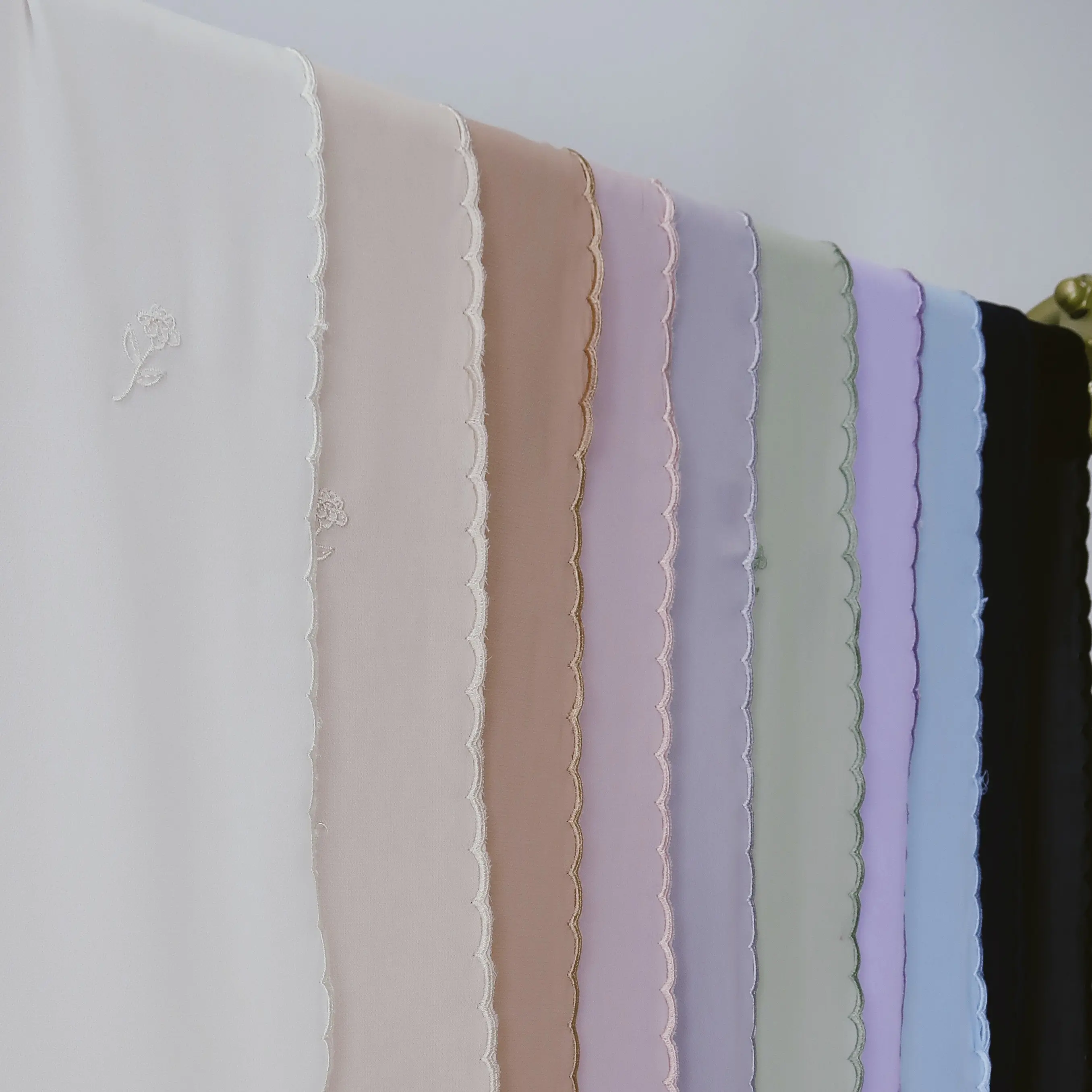 Chiffon Sulam Shawl - FeruzShop