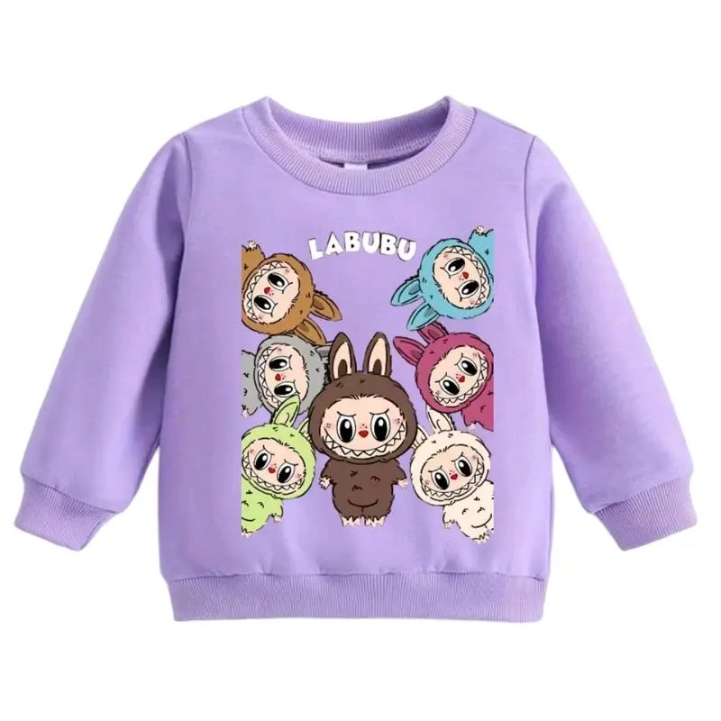Sweater Hoodie Anak Labubu Terbaru 4-12 Tahun - jaket anak labubu - Kids, Fashion 7