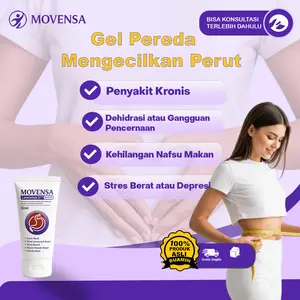 Movensa Tummy Lemintus Herbal Gel Perut Alami, Gel Perawatan Harian untuk Perut Sehat, Bebas Kembung & Lebih Nyaman Beraktivitas