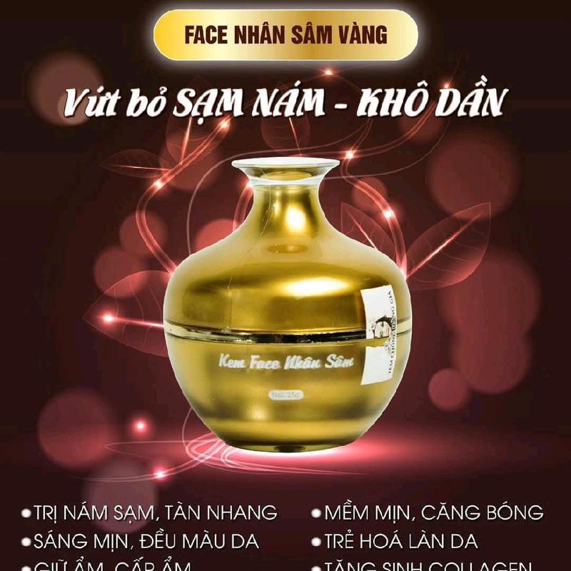 Face Nhân Sâm Vàng ( Không Tặng Sét tây tế bào chết) Hỗ trợ da khô