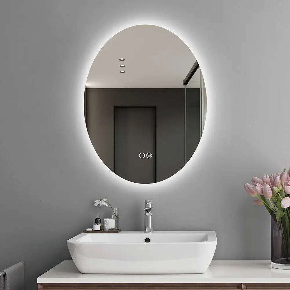 XIRl Smart Ellipse Oval LED Mirror l Beyond Minimalism, into Elegance