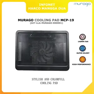 MURAGO MCP-19 Cooling Pad Fan Kipas Laptop