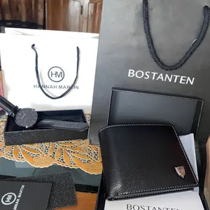 Paper bag hitam bostanten tas kado storage bag hadiah ulang tahun