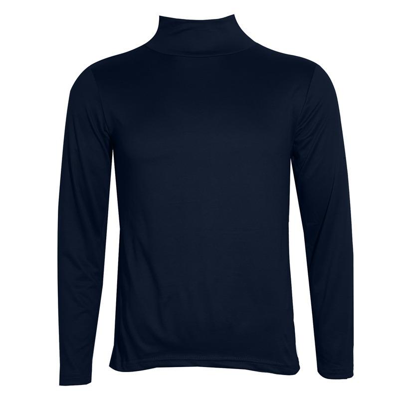 Product Introduction of Fashion Teen Men Turtleneck Thin Solid Color Slim Fit Fashion Long Sleeve T-Shirt For Men EP 23