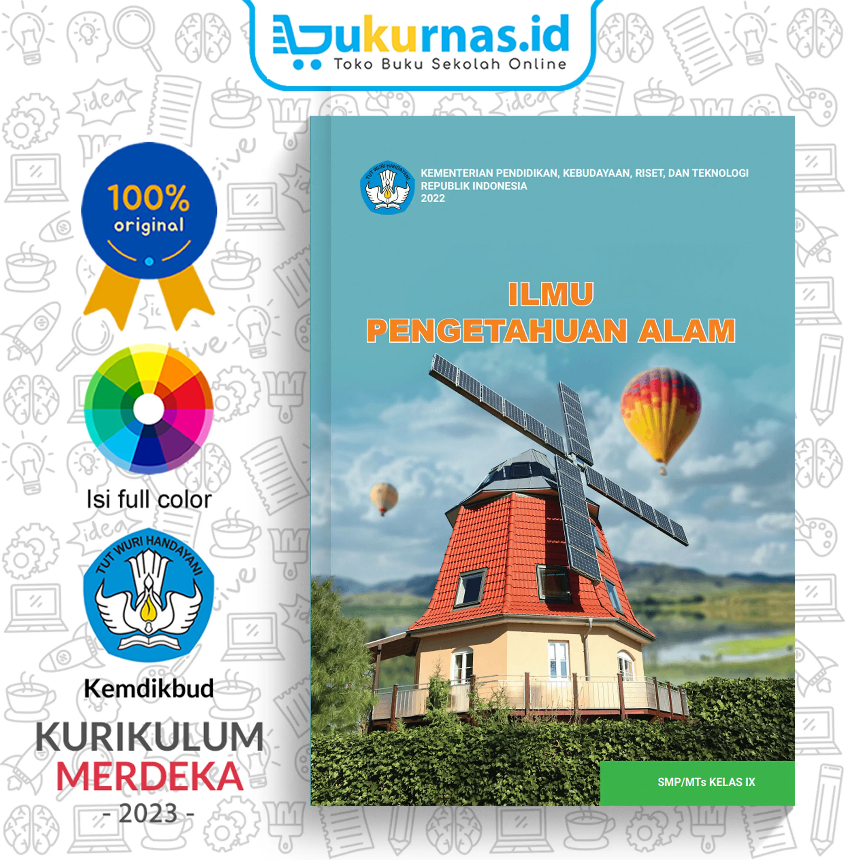 Buku Ilmu Pengetahuan Alam IPA untuk SMP/MTs Kelas 9 Kurikulum Merdeka Kurmer