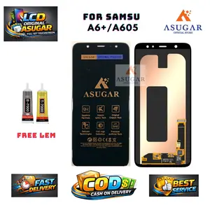 ASUGAR LCD ORIGINAL FULL SET TOUCHSCREEN For SAM A6+/A605, A510, A520