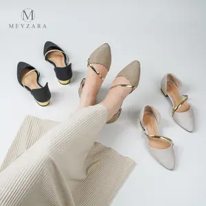 Meyzara - Ranisa Sepatu Sandal Heels Mules Wanita Tinggi Hak 3 Cm Bahan Jeans Book Sol Tidak Licin