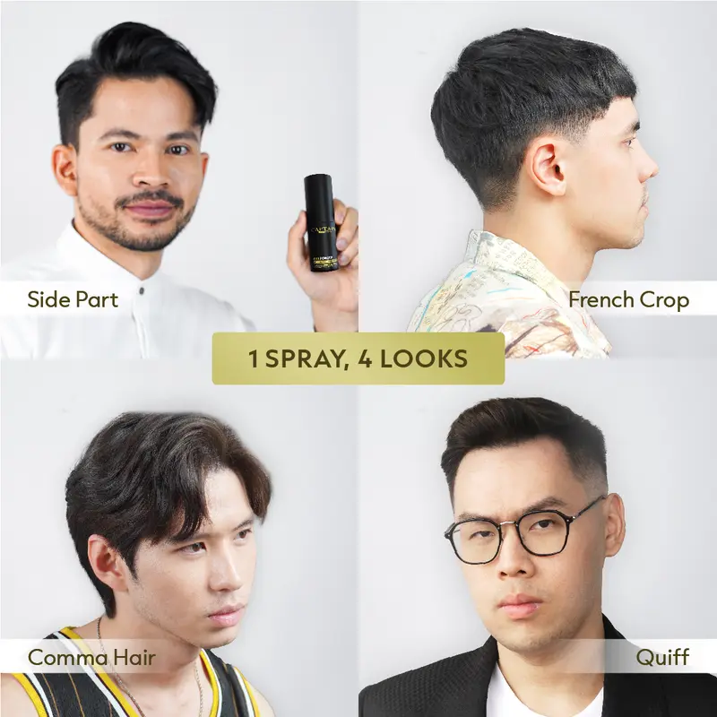 Captain Men's Care Hair Powder 10gr / Hair Powder Pria / Bubuk Penata Rambut / Strong Hold / Matte / Volumizing / Membuat Rambut Tampak Lebih Tebal / Rambut Bertekstur / Mengatasi Rambut Lepek Pomade Rontok 4
