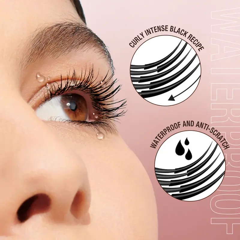 O.TWO.O Waterproof Mascara VOLUME & CURLING Long Lasting 36H Make Up 4
