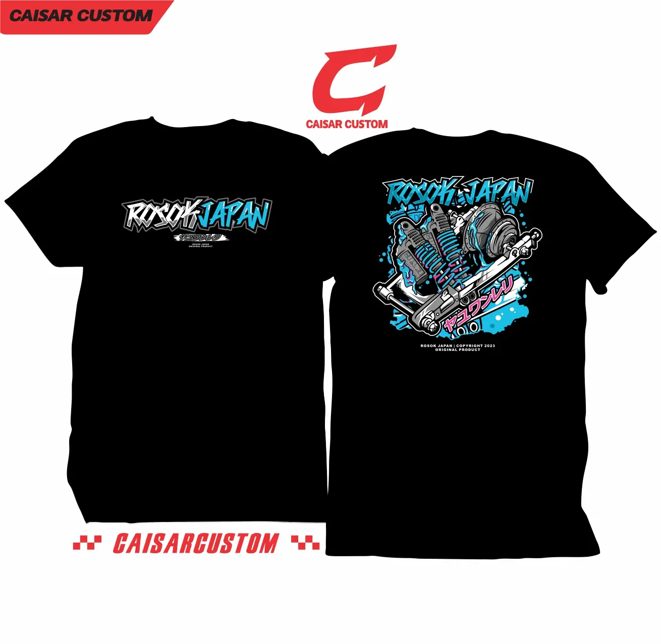 KAOS ROSOK JAPAN VOL 5  KAOS OTOMOTIF KAOS CB GL TIGER HEREK KAOS TERBAIK