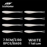 Gambar SeaHunter T Tail Umpan Soft 7.5cm/2.6g 8Pcs/Bags,Soft Bait Fishing Lure Umpan Pancing Umpan Lembut, soft umpan casting mujair ikan betok - 7.5cm/2.6g(8PCS set) dari SeaHunter Certified Shop Kab. Tangerang 1 Tokopedia
