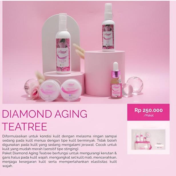 Product Introduction of Semua Paket Marwah Skincare krim malam klinik untuk anti aging flek hitam dan kerutan mencerahkan kulit agar wajah glowing putih memudarkan flek hitam noda hitam menyamarkanbekas jerawat yang membandel Mengencangkan Platinum diamond bright tea tree 2