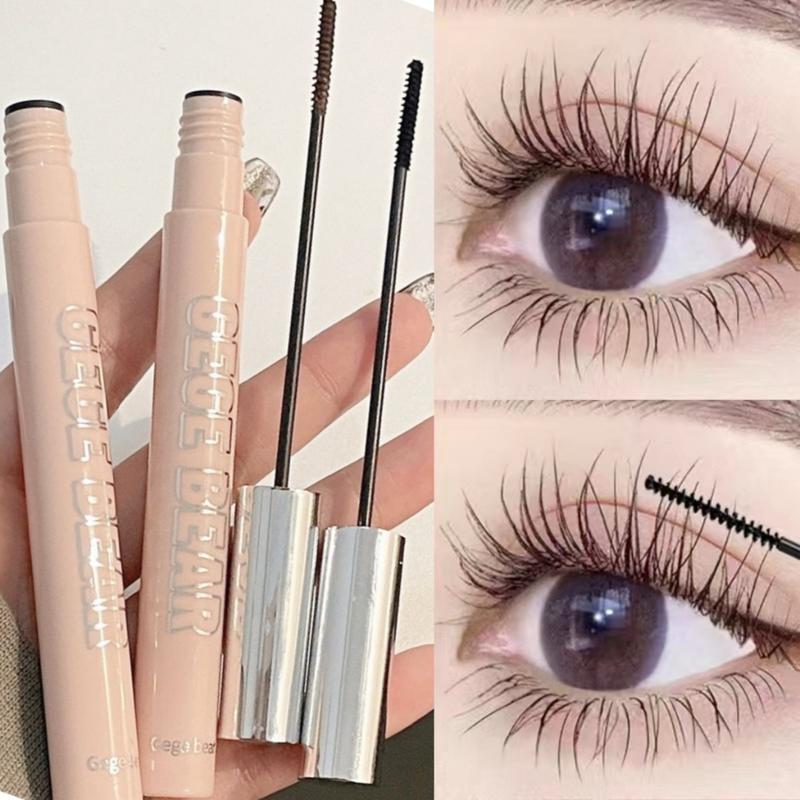 Mascara Lâu Trôi Gege Bear, Dài, Dày, Uốn Cong, Tự Nhiên, Không Thấm Nước, Thích Hợp Cho Người Mới Bắt Đầu 0