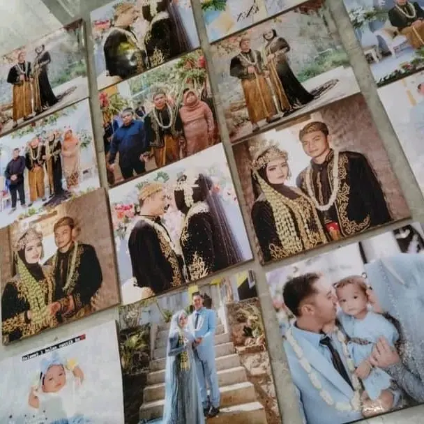 CETAK FOTO MDF 20X20 TEBAL 9mm / FOTOBLOK / PHOTOBLOK / BINGKAI MDF / FOTO COSTUM 1