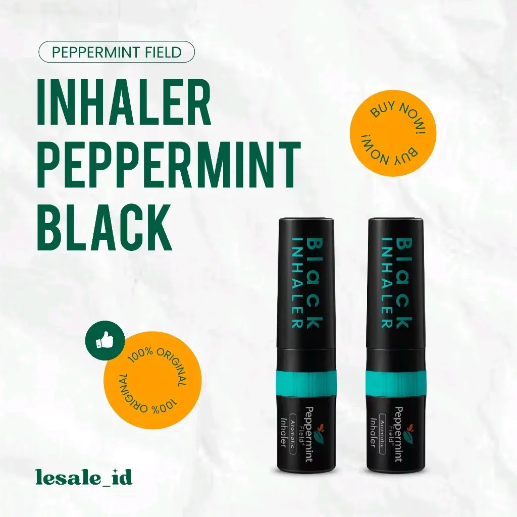 Inhaler Pepermint Black Original Thailand
