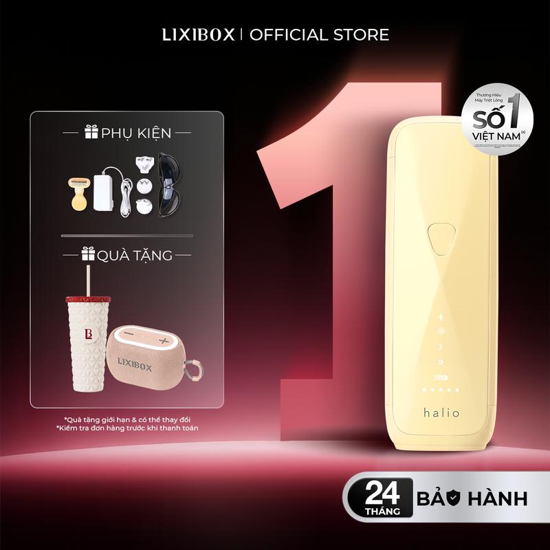 KOL Máy Triệt Lông Halio SilkGlow IPL Sapphire Cooling Hair Removal Device