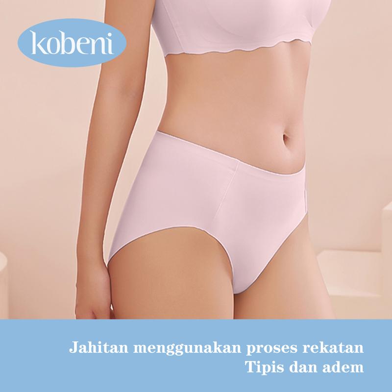 Product Introduction of Kobeni  Celana dalam segitiga perempuan, nyaman untuk dipakai di musim panas Hitam Pita CD Adem seamless  Celana dalam tanpa jejak  kni-001  Lingerie 6
