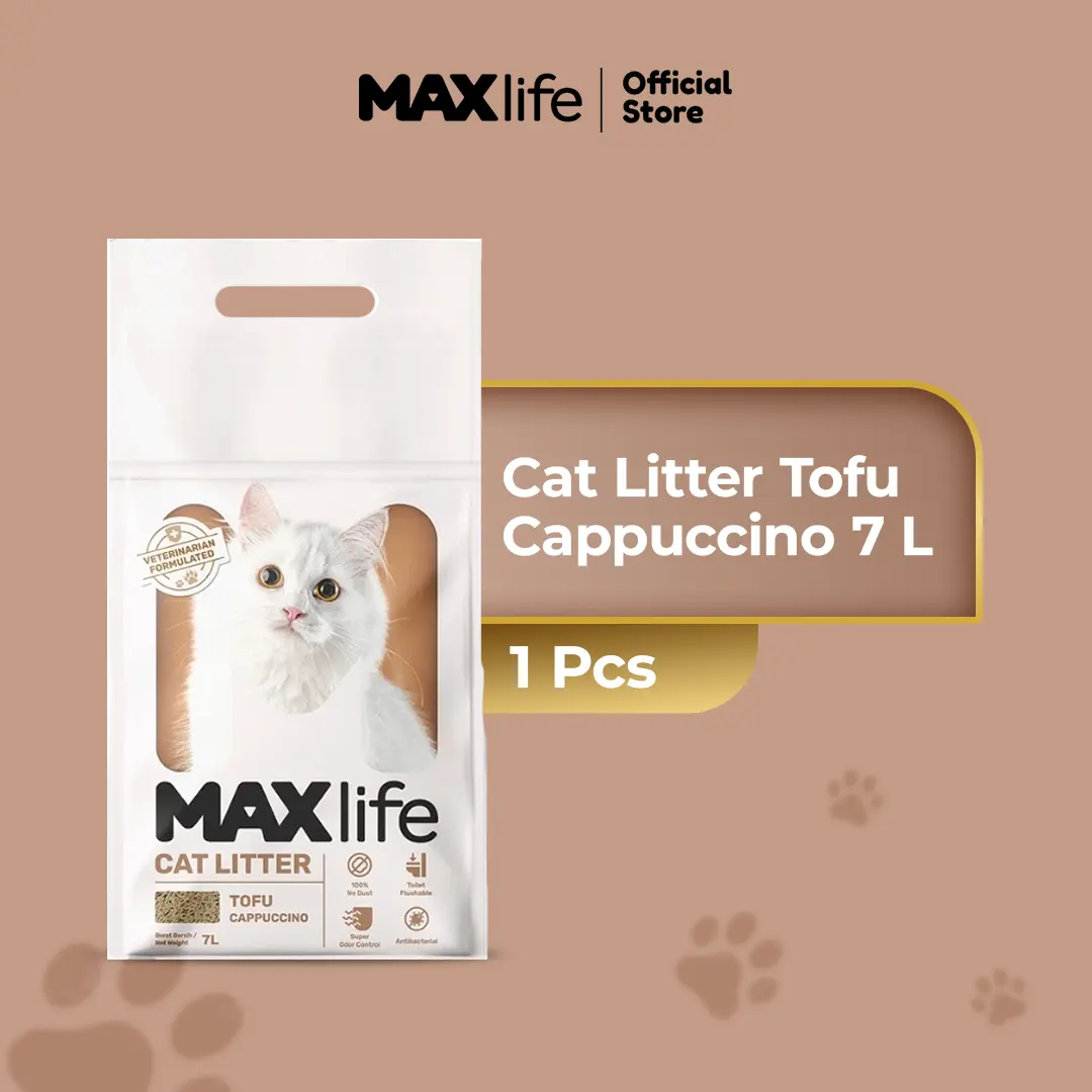 Maxlife Cat Litter Tofu Cappucino 7L