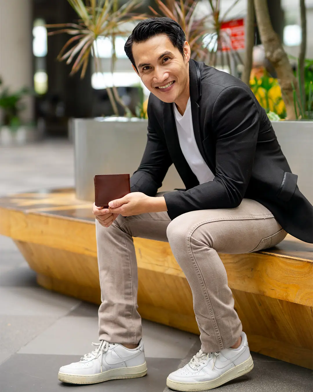 Kenes Leather Dompet Pria Kulit Asli COLOMBUS Pullup - Free Gravir Nama