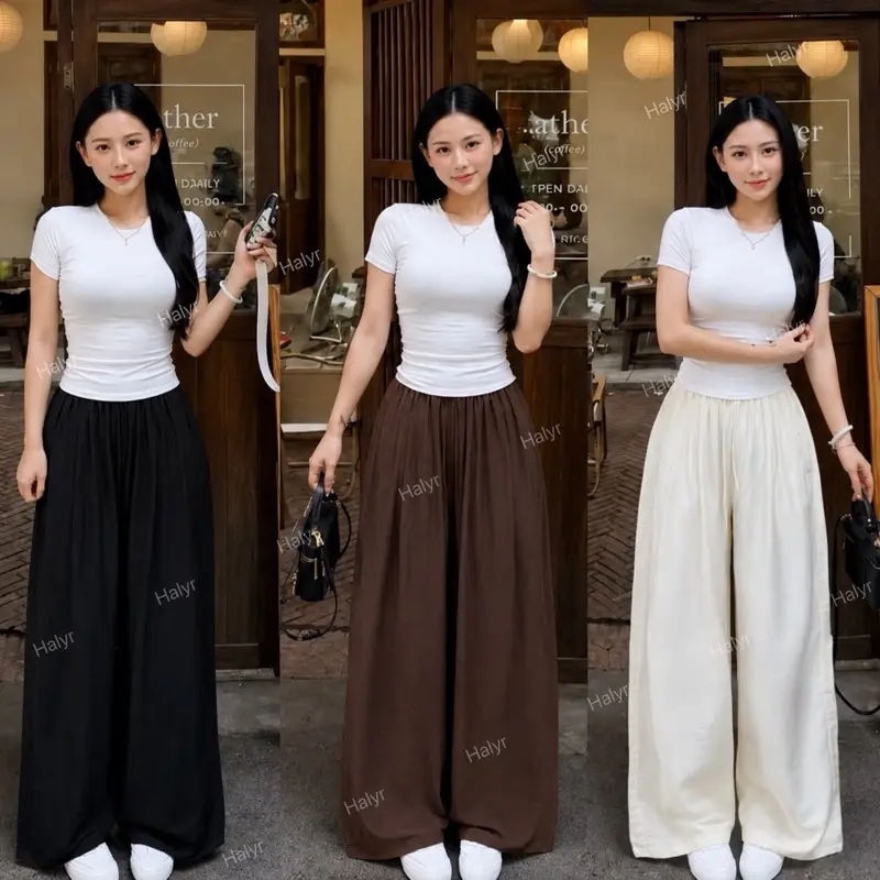 Quần Linen Tơ Ông Suông Tone Màu Trầm ( Mở Bán )
