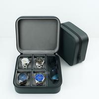 Gambar Premium Travel Watch Box / Tempat Jam tangan travel / Kotak Jam Tangan mix tempat aksesoris - Hitam X Merah dari Snada Printing Kab. Bantul 3 Tokopedia