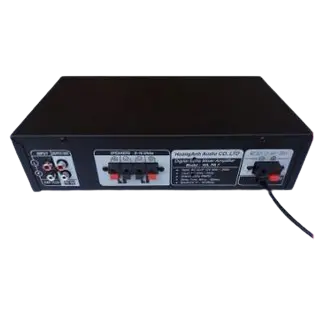 Amli mini công suất 250W  4 đường míc nguồn  điện 220v Nghe Nhạc Mixer 6