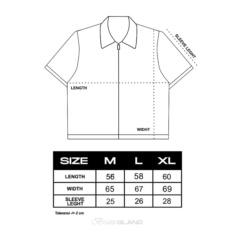 Kemeja Pendek | flanel Proceed 06 | Boxy Fit | Gray | Brainsgland 7
