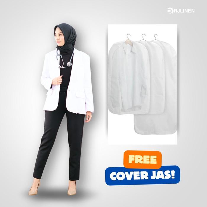 Gambar Jas Dokter Lengan Panjang/Baju Dokter/Jas Dokter ( Unisex ) - unisex, M dari Rumahjahitid Kota Tangerang Selatan Tokopedia
