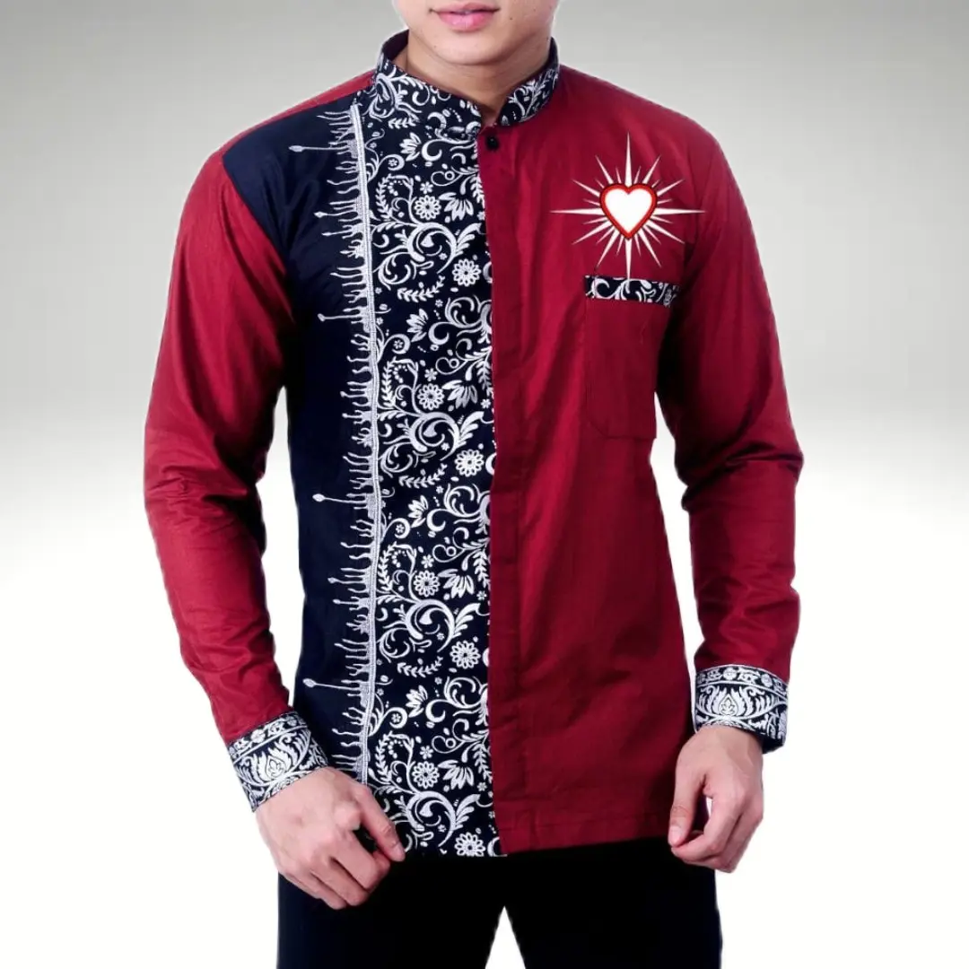 (Kode-01) Batik PSHT Terate Katun Bordir Pria