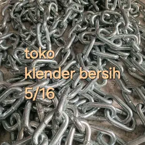 rantai besi diameter ketebalan 5mm 1mtr..