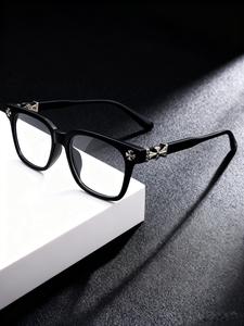 Gafas con lentes planos clásicas, estilo elegante de alta inteligencia, montura TR unisex duradera, ultraligeras, perfectas para el trabajo y uso diario