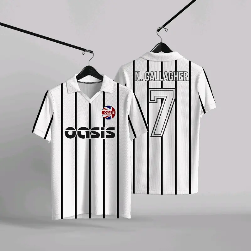 BAJU JERSEY OASIS // KAOS BAND VINTAGE TERBARU // CUSTOM FULLPRINT // FREE NAMA DAN NOMER // JERSEY OLAHRAGA BOLA FUTSAL // BADMINTON // VOLLY // RUNNING // GOLF // TENIS // BULUTANGKIS // PAKAIAN PRIA DAN WANITA KEREN 2