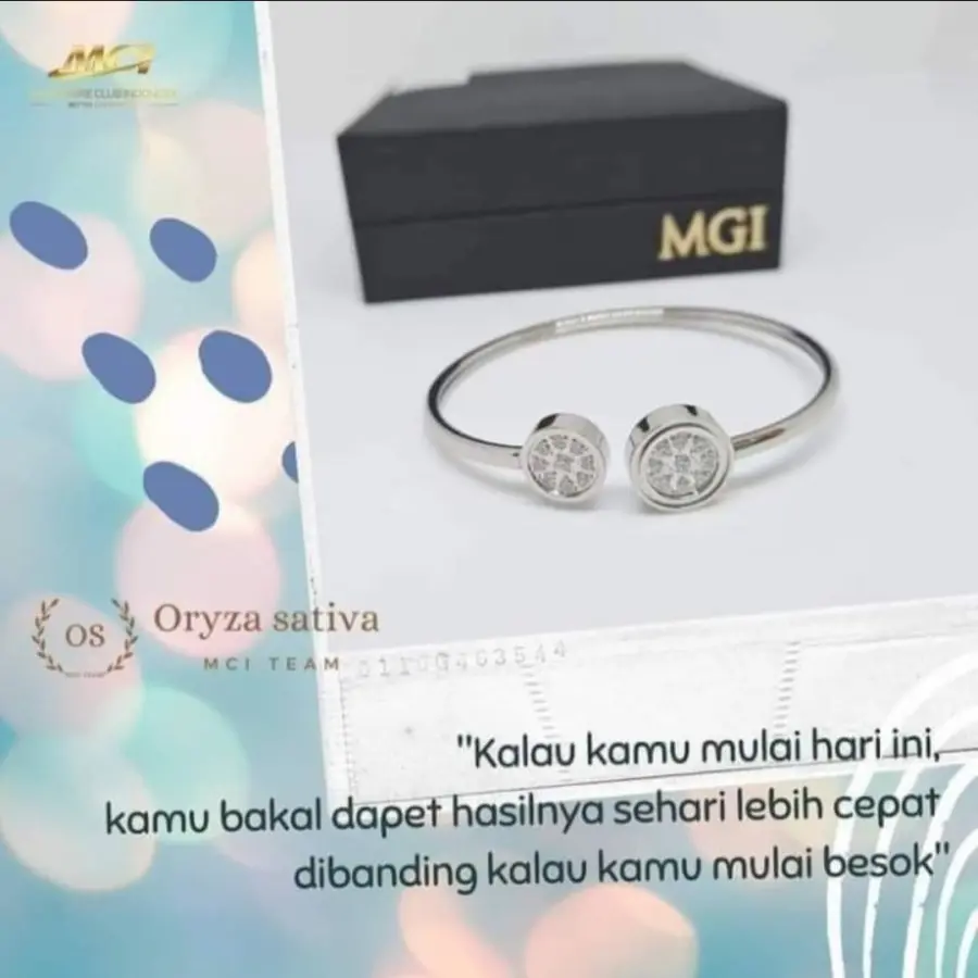 PROMO GELANG KESEHATAN GERMANIUM - GELANG KESEHATAN LIFE SECRET BRACELET- MCI ( ) COD