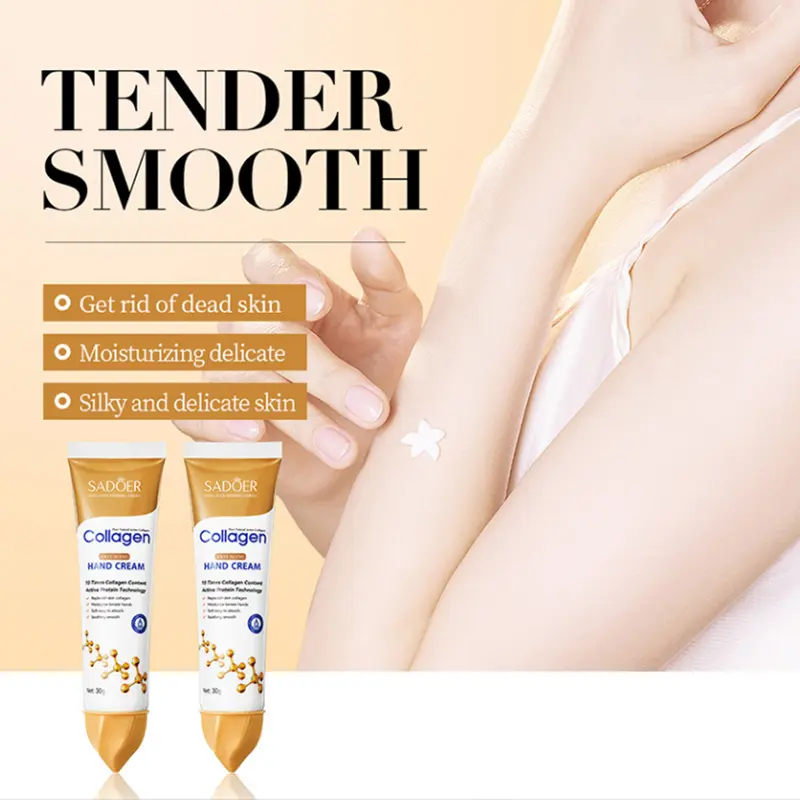 Kem Dưỡng Da Tay Collagen Chống Nhăn, Kem Dưỡng Ẩm, Nuôi Dưỡng, Làm Trắng, Tẩy Tế Bào Chết, Vết Chai, Gel Chống Lão Hóa, Sửa Chữa Vết Nứt, 30G