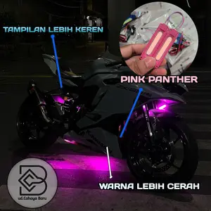 Paket Lampu Kolong Super Lengkap + Modul Relay Kedip Saklar On Off 12Volt Blitz Kedip Universal Semua Motor - Motorcycle