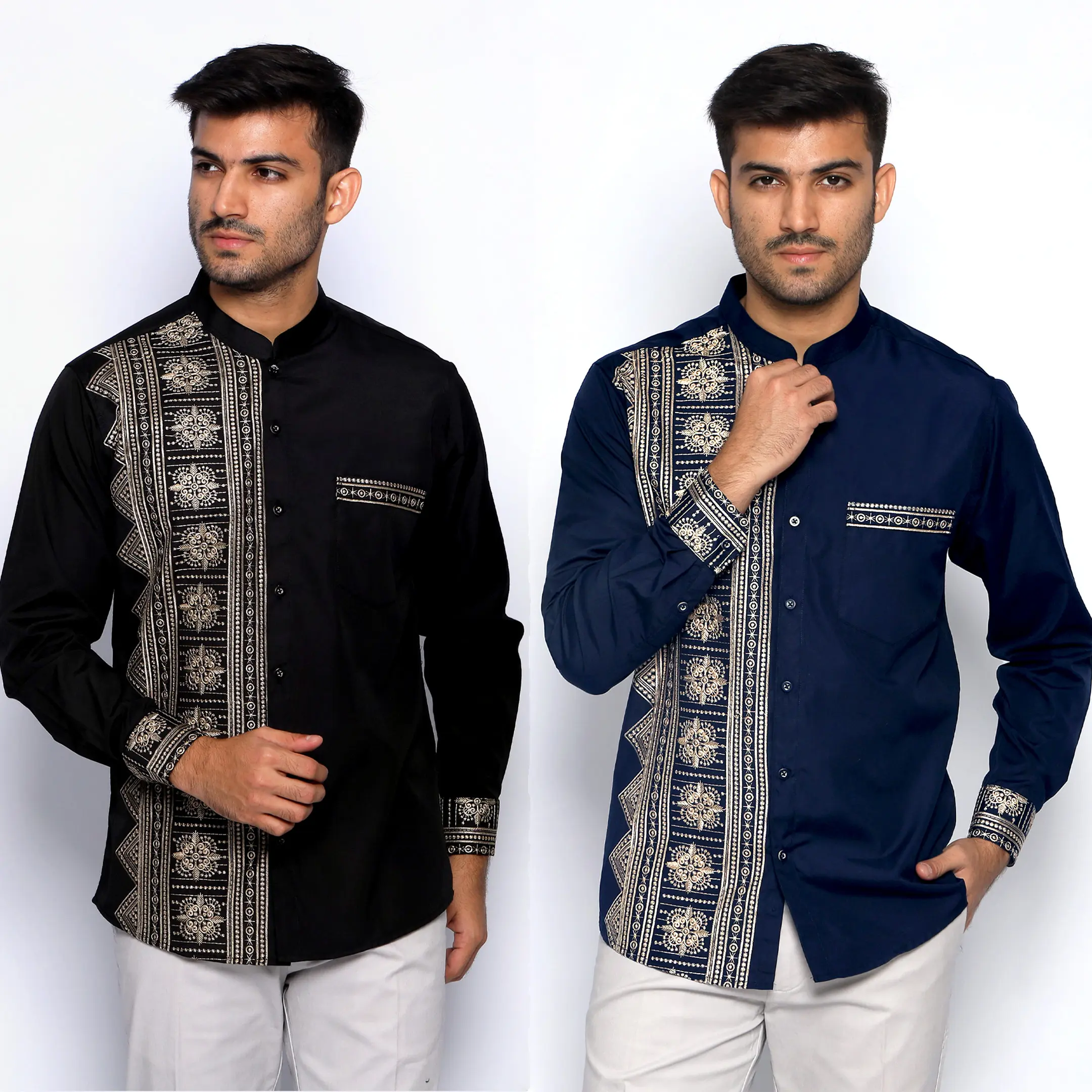 Casella Baju Koko Pria Lengan Panjang Premium Edisi Koko Sultan Solid