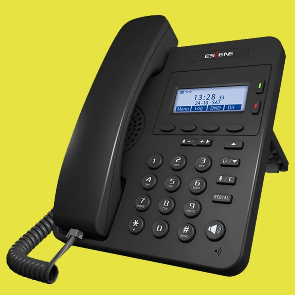 Escene ES210 ES-210 IP Phone IPPhone support PoE
