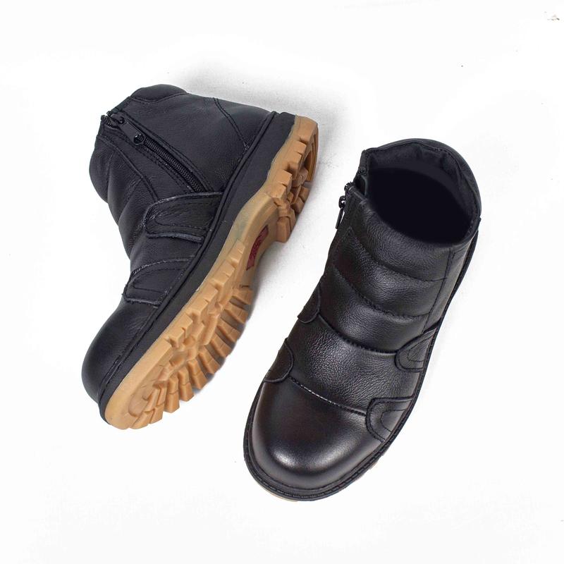 Sepatu Boot Safety Kulit Asli Pria Bikers Tiktok Shop STG-SFT Boots Karet 7