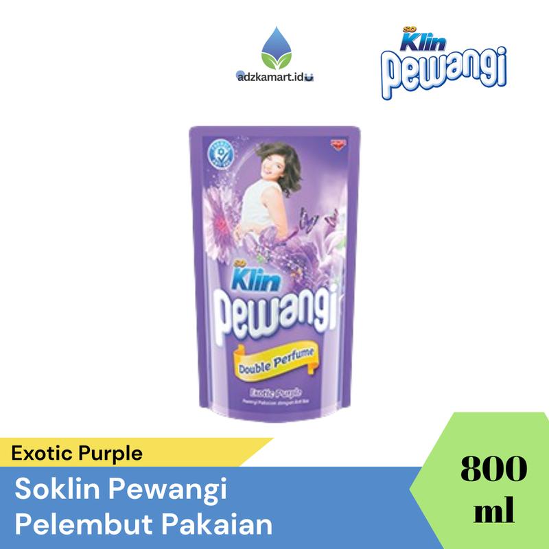 Pelembut Pewangi Pakaian So Klin Pewangi Comfort Blue / Hijab Refreshing Green / Exotic Purple 3