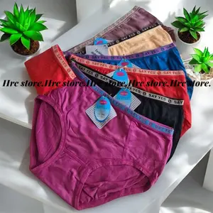 Hrc Store Celana Dalam Wanita 6 Pcs Termurah Kekinian CD Dewasa Warna-warni Say Yes