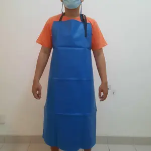 Apron Pupuk Industri  / Celemek PVC dof 1 sisi depan ukuran 110x63cm Enam Warna Tali Buckle  Dapat disesuaikan