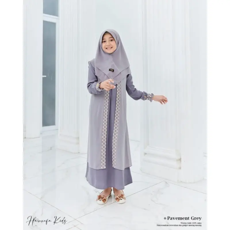COD BAJU GAMIS ANAK REMAJA TANGGUNG USIA 6 7 8 9 10 11 12 13 14 TAHUN / AYLIN ABAYA KIDS TEEN BY NIA / PAKAIAN GAMIS Dress Muslim 4
