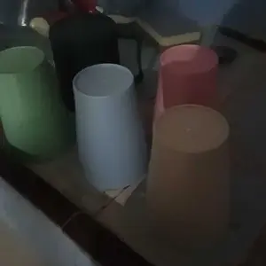 Gelas Wheat Straw Set Cangkir Plastik Warna 4 In 1 Cups Wheat Cup Set Toothbrush Cup VS-14