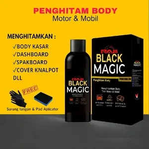Black magic penghitam body motor premium by Rajs Car Paint
