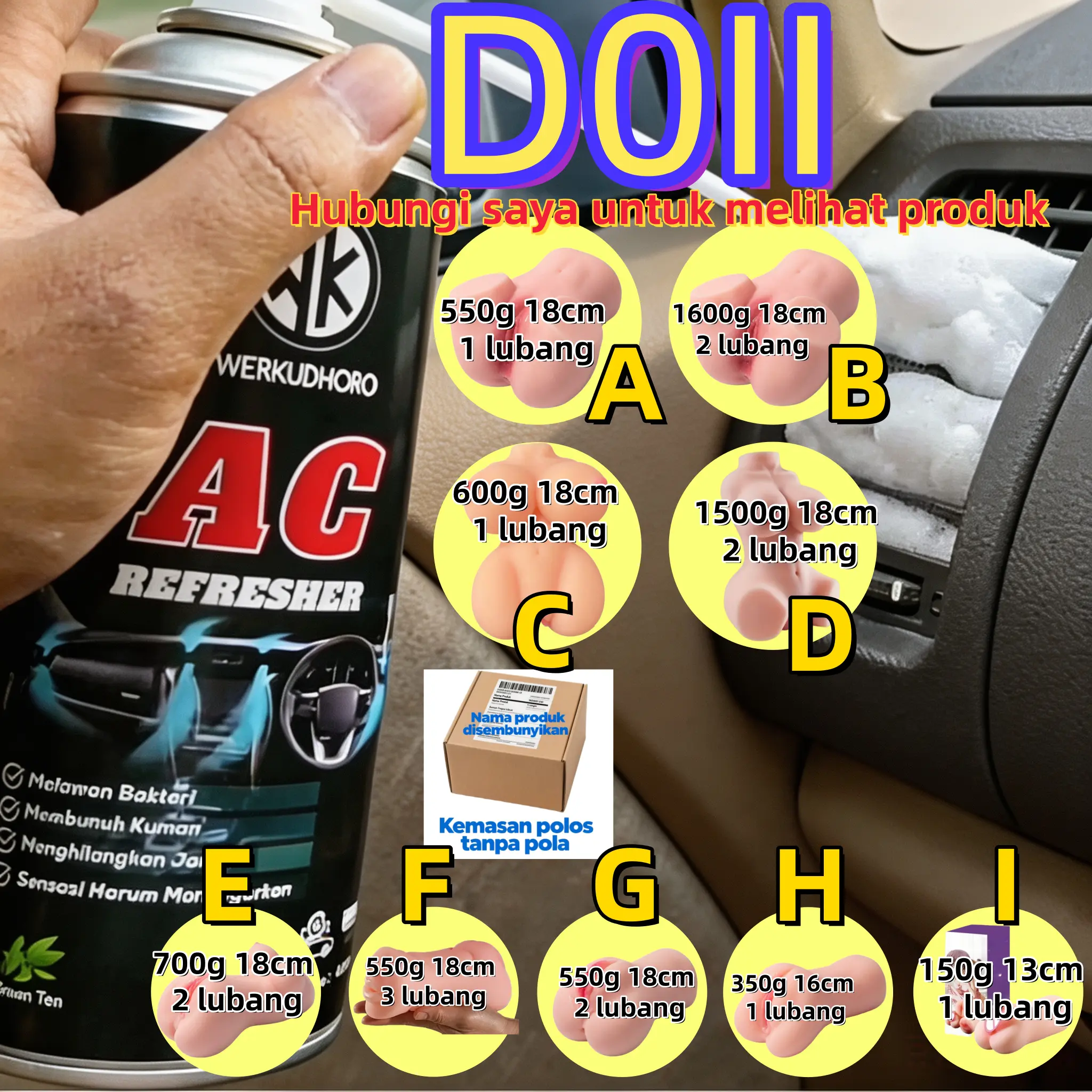D0II-Foam Cleaner Multifungsi/Pembersih interior mobil/Multifunctional foam cleaner/Car foam cleaning/Dry Cleaner Agent Tanpa Air/All Clear Interior Mobil Foam Pembersih Serbaguna/Pembersih Interior Mobil