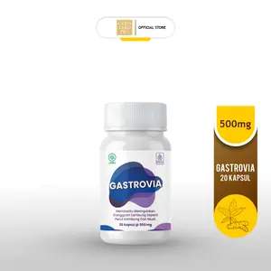 Gastrovia - Suplemen Herbal BPOM dan Halal untuk Kenyamanan Lambung isi 20 Kapsul