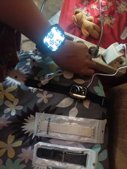 Product Review of AmazeFan Smartwatch S40 pro Jam Tangan Cocok untuk berbagai situasi seperti mode, olahraga, santai, belajar, dan lainnya. Memiliki berbagai fungsi seperti mengukur denyut jantung, menerima dan membuat panggilan, fitness, dan lainnya.【Garansi satu tahun】 from S**i 1