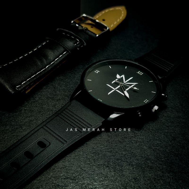 Jam Tangan Maternal Ds Custom Rubber Line Include Double Strap + Box Maternal & Stikcer Maternal 3